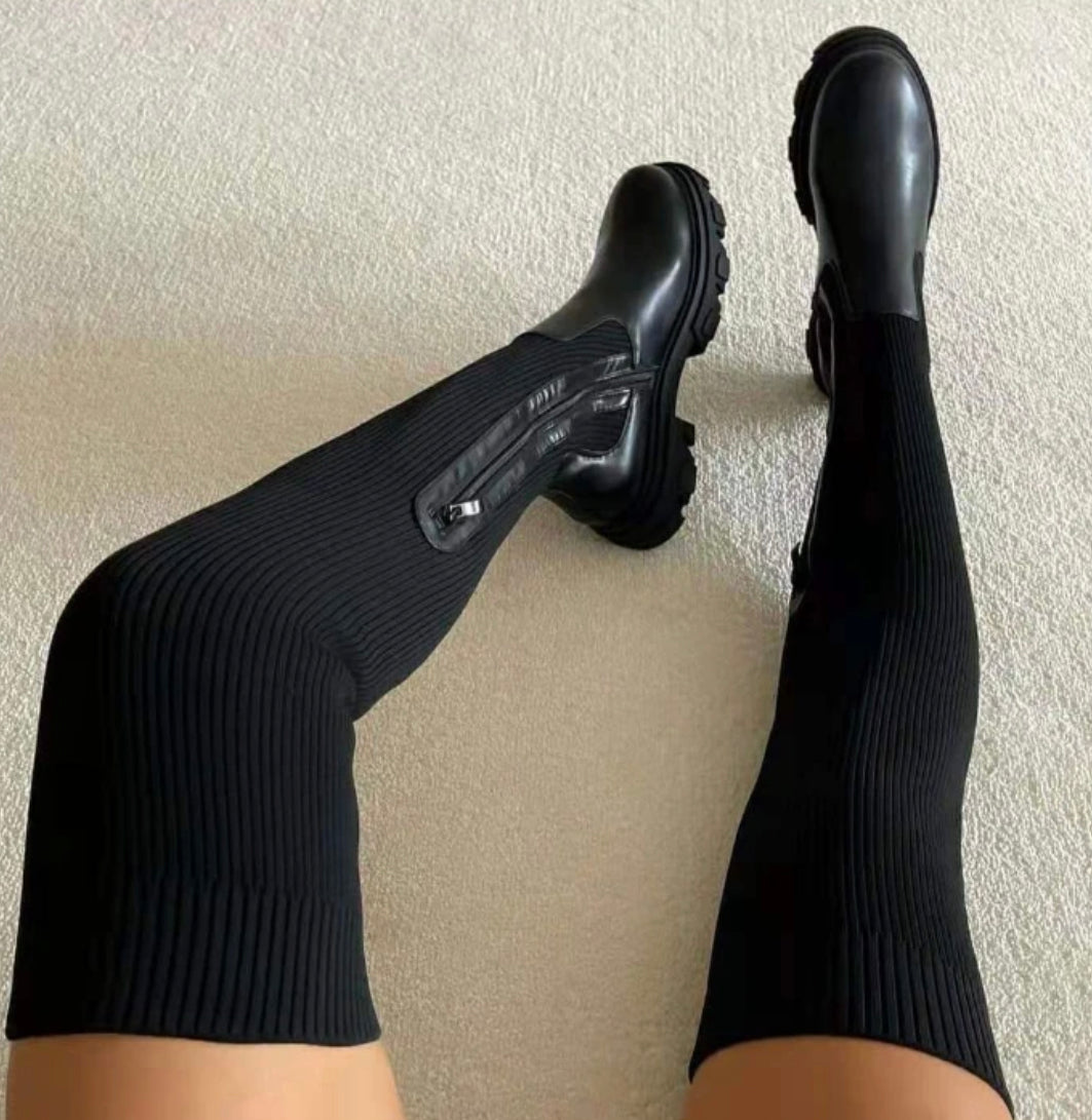 FlexStep™ - Knit Sock Boots