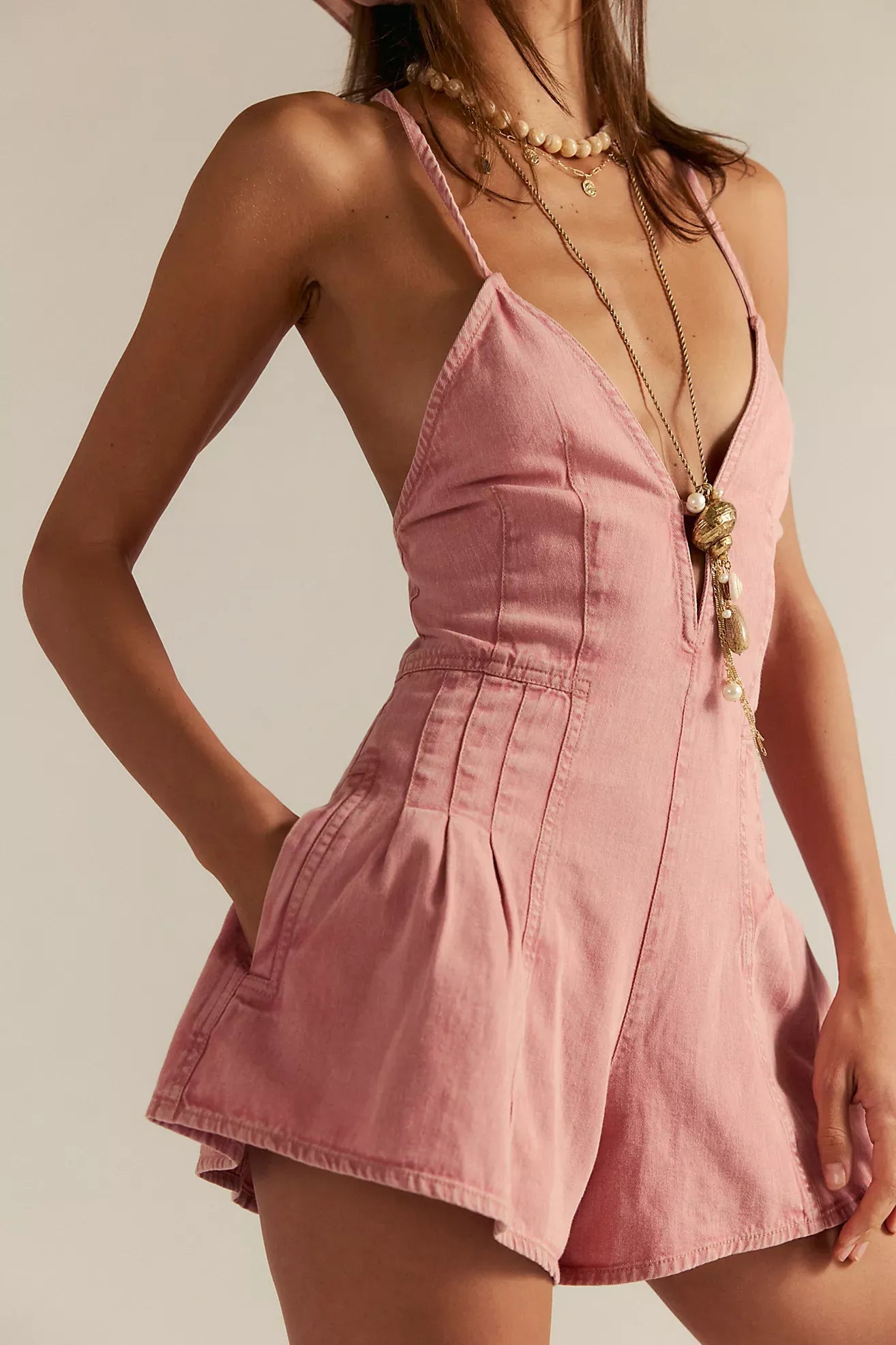 Coastal Cowgirl® Denim Romper