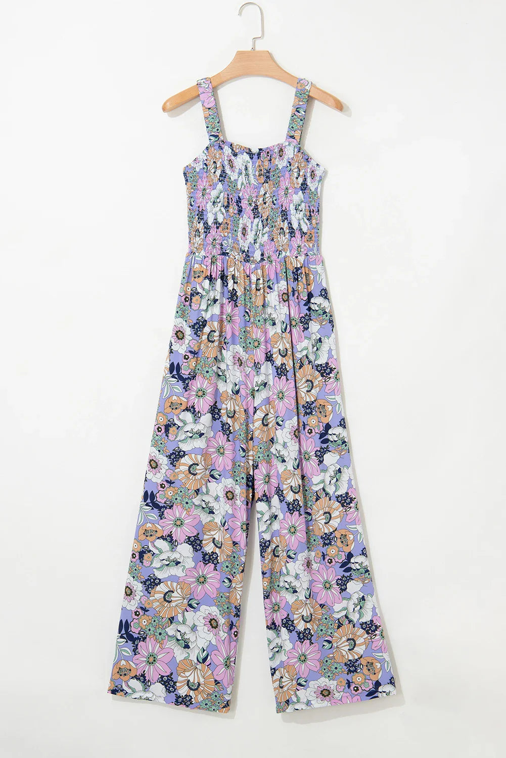 BloomDrape™ - Floral Wide Leg Jumpsuit