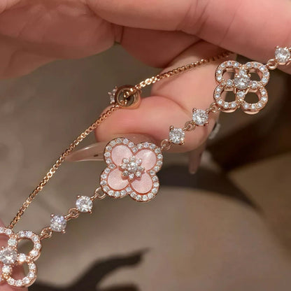 Diamond Clover Bracelet (ONLY $5.99 TODAY)