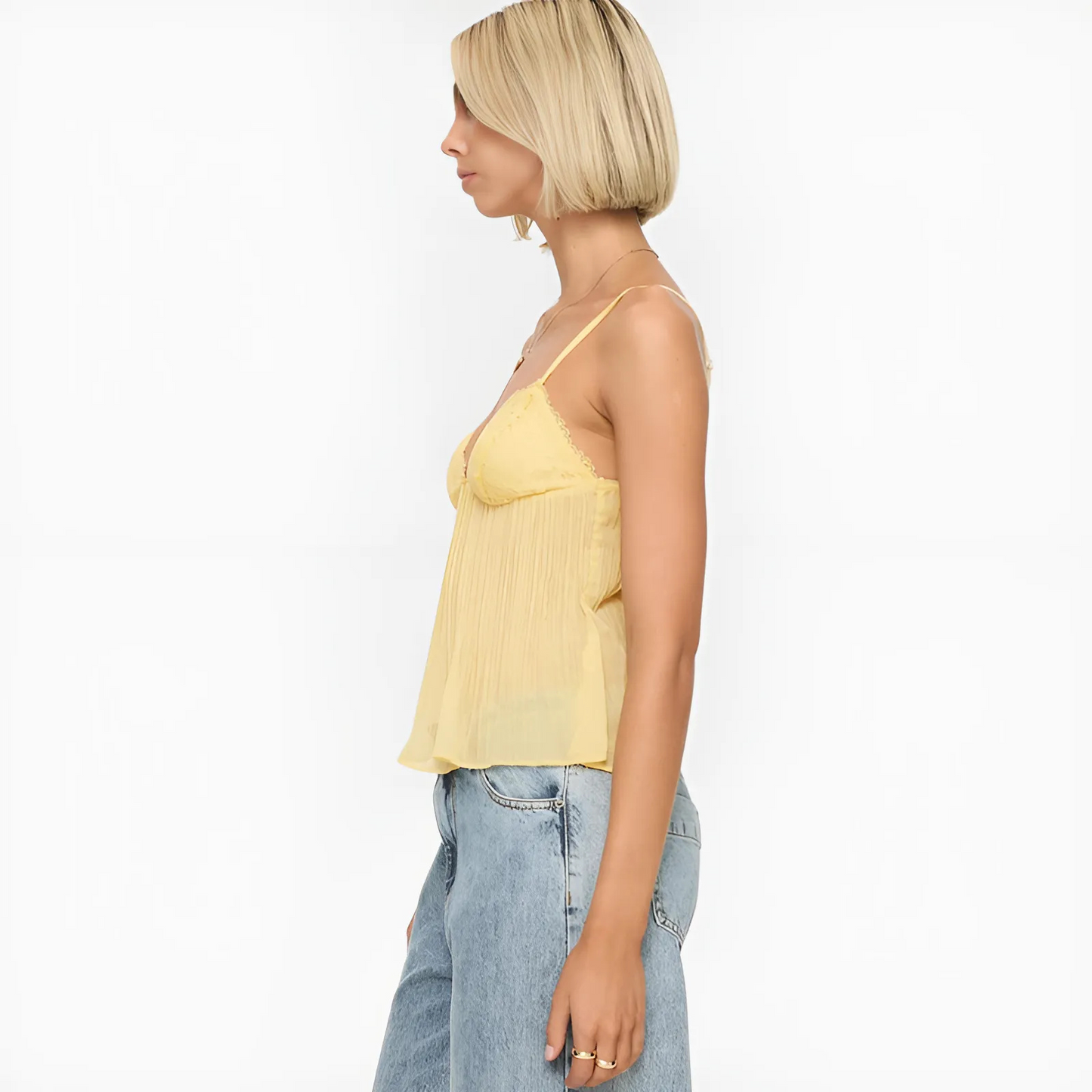 Lulu Pleat Top