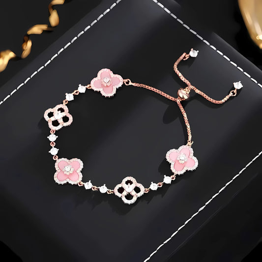 Diamond Clover Bracelet (ONLY $5.99 TODAY)