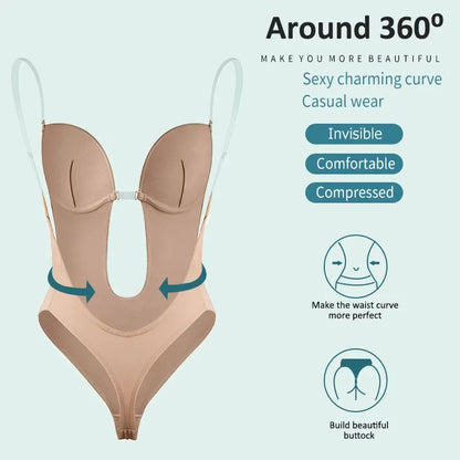 PlungeLift™ Invisible Shaping Bodysuit