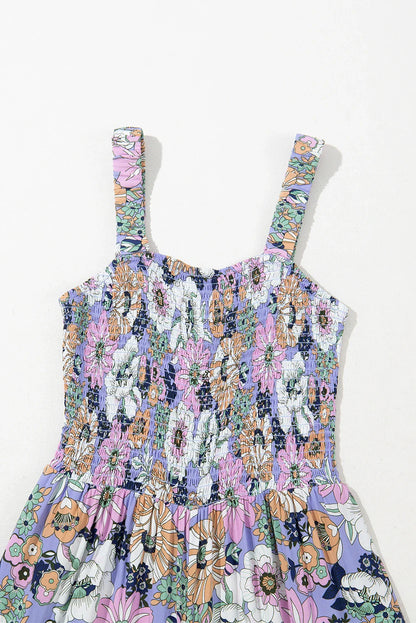 BloomDrape™ - Floral Wide Leg Jumpsuit