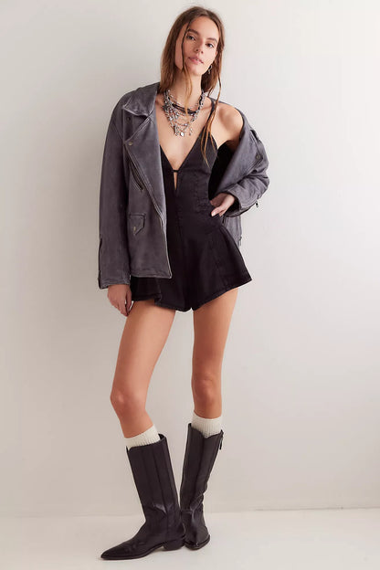 Coastal Cowgirl® Denim Romper