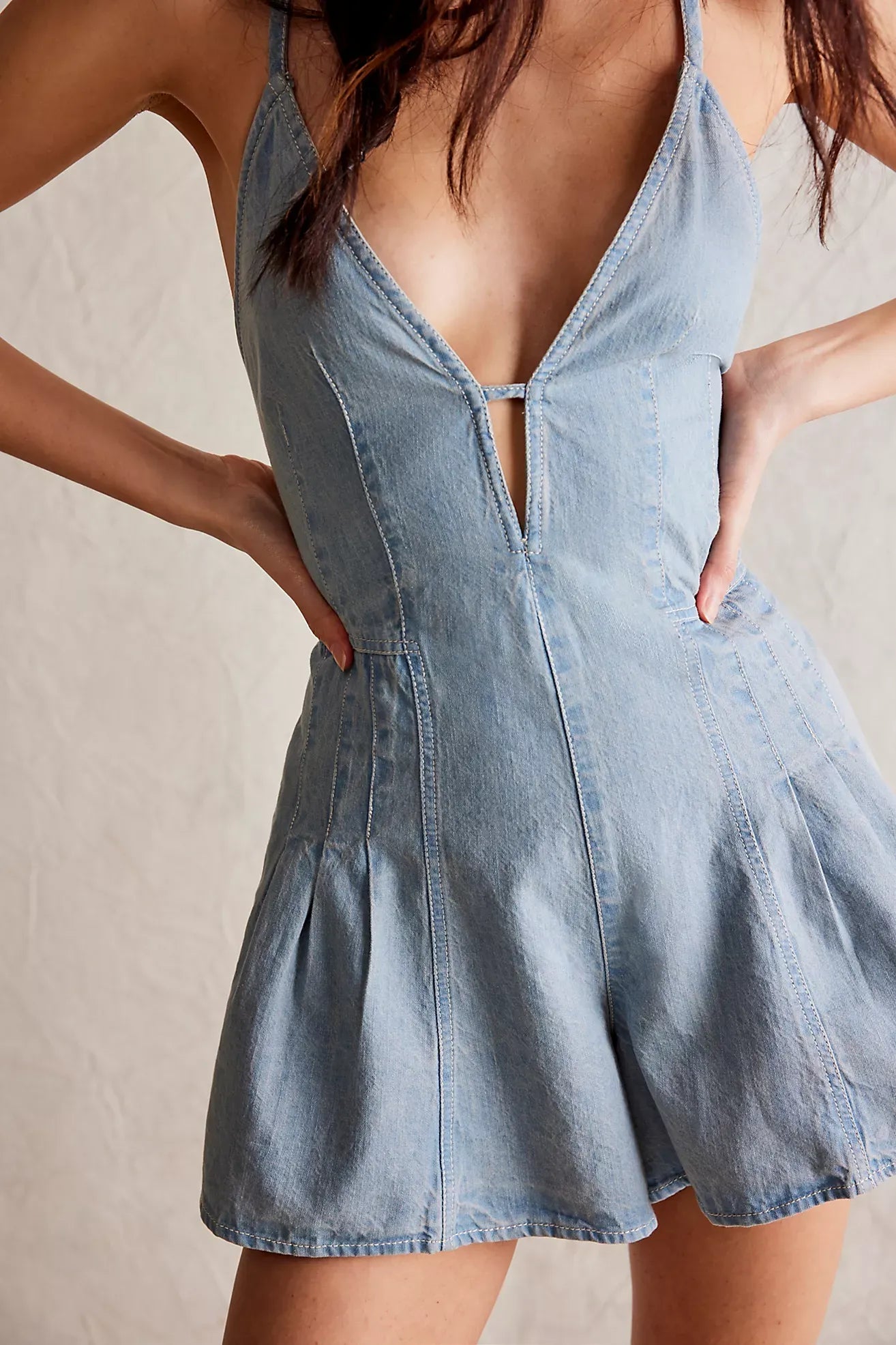 Coastal Cowgirl® Denim Romper