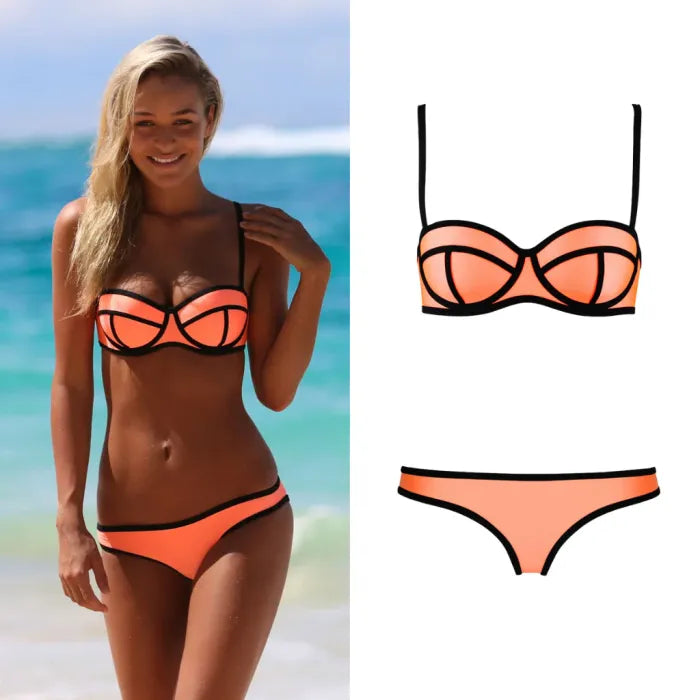 NEON PRINT BIKINI
